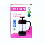 قهوه ساز Yitian مدل French Press مشکی ظرفیت 350 میلی لیتر - Image 2