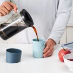ماگ ایکیا مدل TROLIGTVIS رنگ آبی