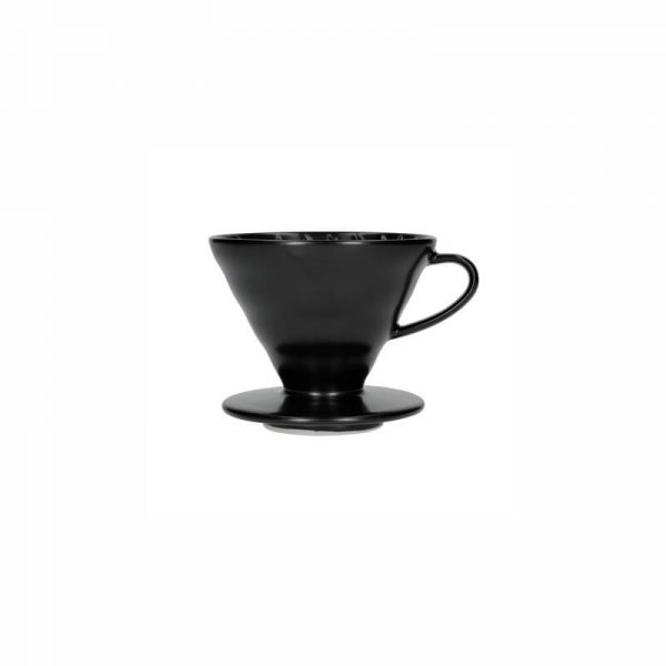 قهوه ساز v60 دریپر سرامیکی مشکی مات 1 تا 2 فنجان