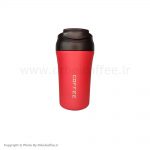 تراول ماگ طرح Coffee مدل دو حالته قرمز 400 میلی لیتر