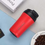 تراول ماگ طرح Coffee مدل دو حالته قرمز 400 میلی لیتر