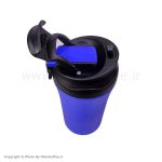 تراول ماگ طرح Coffee مدل دو حالته آبی 400 میلی لیتر