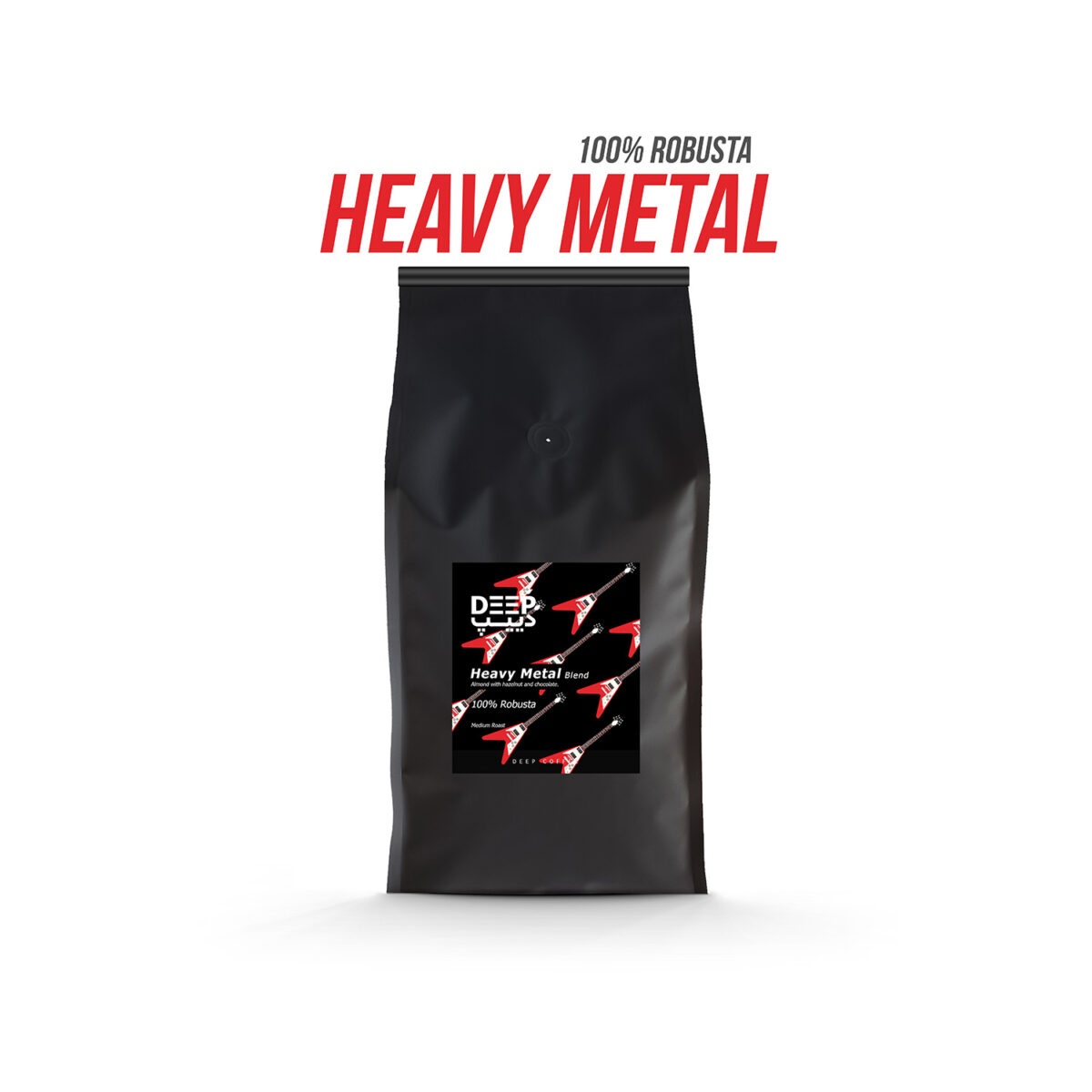 Deep-HeavyMetal-100-Robusta-orbelcoffee.ir قهوه دییپ مدل راک اند رول 100 درصد روبوستا